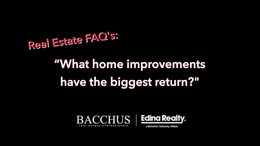 Bacchus FAQs - Making Improvements